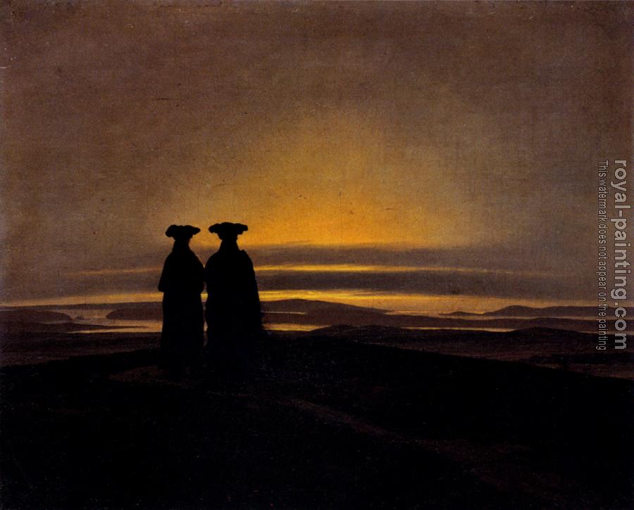 Caspar David Friedrich : Sunset